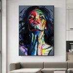BX011-1pc-Sexy-women-s-colorful-Women-s-Colorful-Oil-Painting-Poste(1)