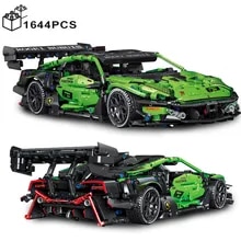 1644PCS-Technical-Green-Super-Speed-Lamborghinis-Sport-Car-Model-(1)