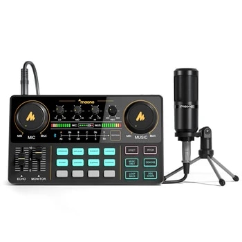 MaonoCaster-Audio-Interface-Podcast-Studio-Sound-Card-Kit-with-Microphone-for-Live-Streaming-Recording-Youtub